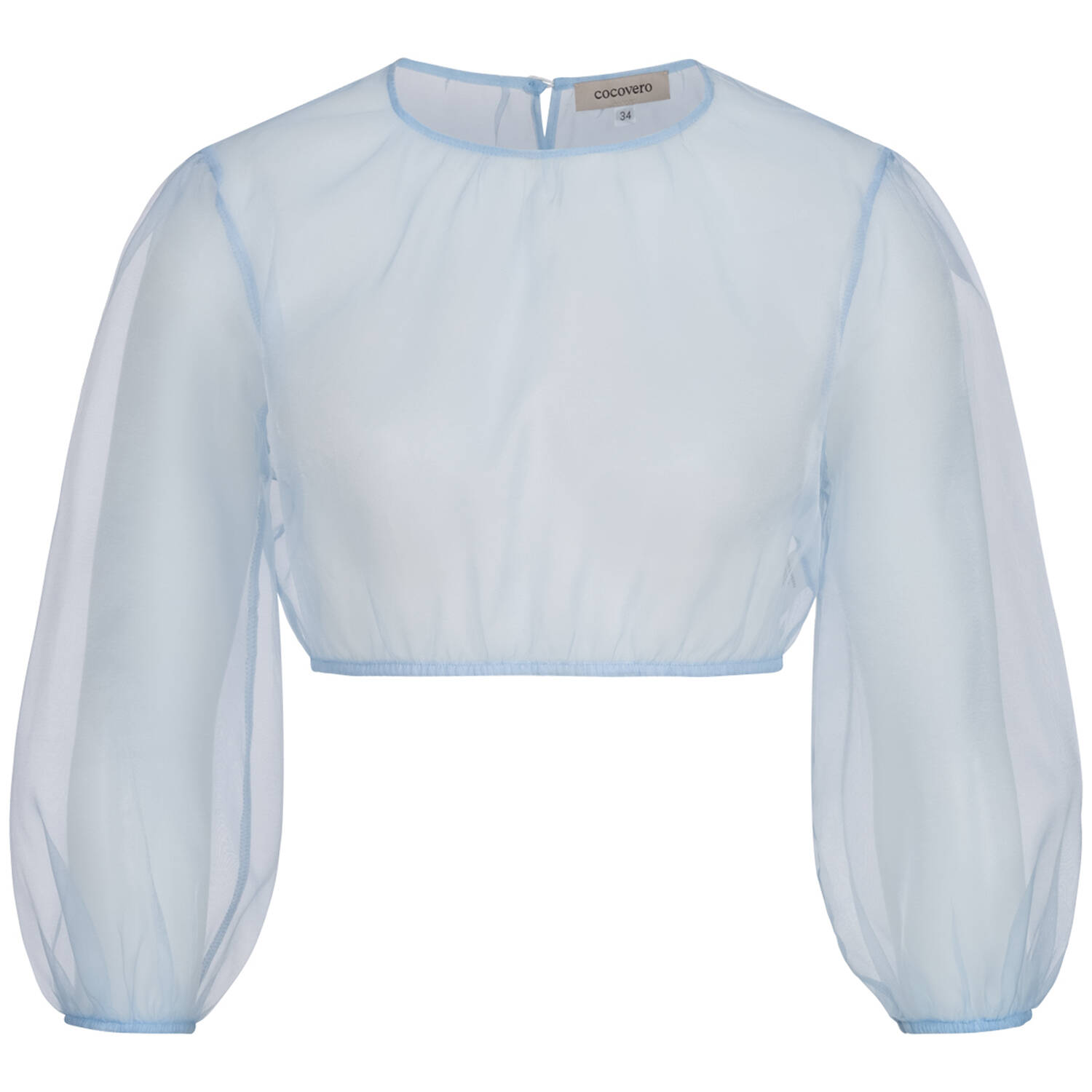CocoVero Dirndlbluse Ophie (blau | 36)
