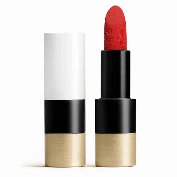 Rouge Hermès, matter Lippenstift, Limited Edition mit Gravur, Rouge Amazone