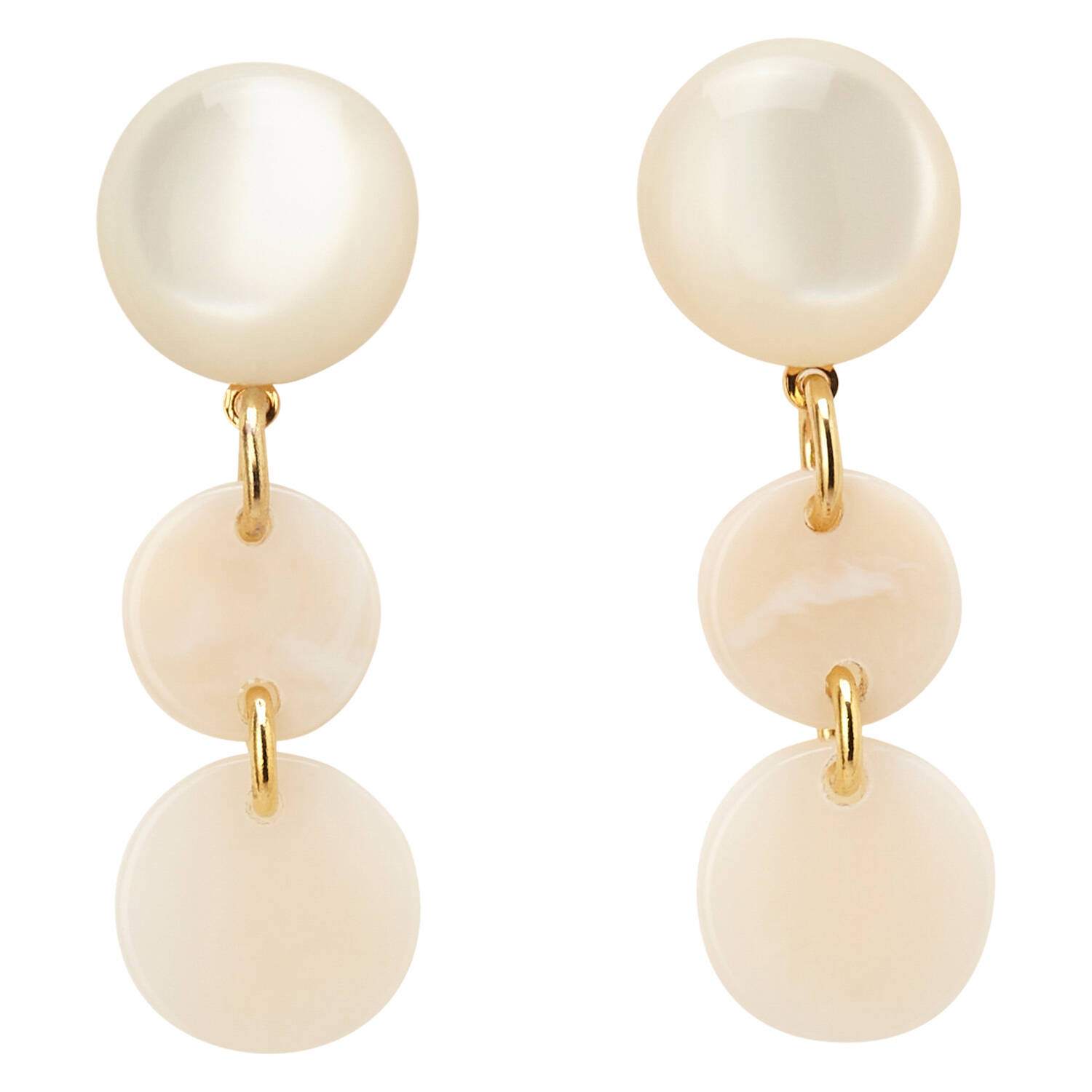 Francine Bramli Ohrring (beige | Ehg)