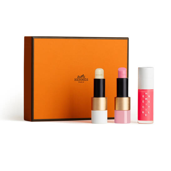 Geschenk-Coffret Rouge Hermès, Rose Hermès und Hermèsistible, limitierte Edition