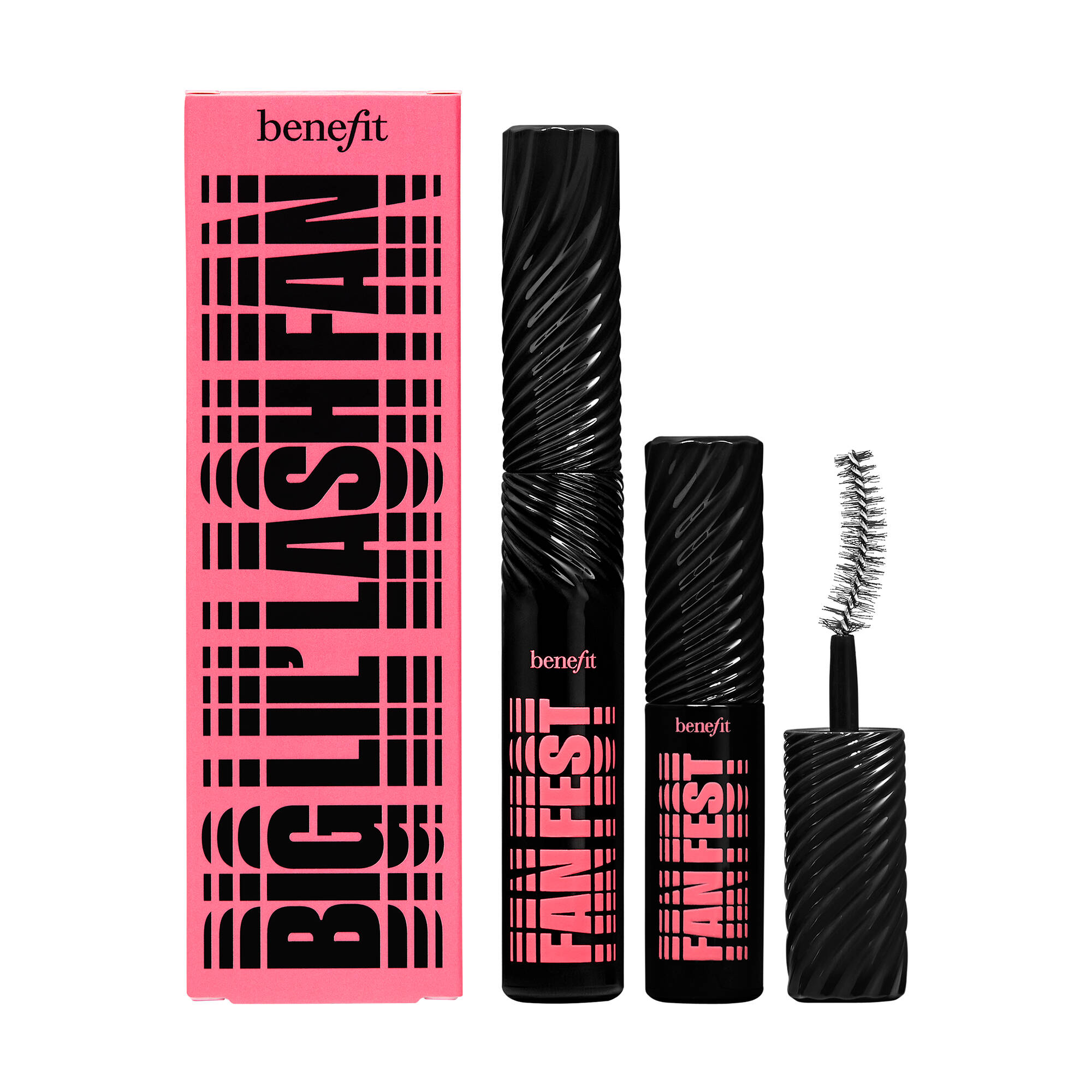 Benefit Big Lil’ Lash Fan - Fest auffächerndes & volumenspendendes Mascara Kit (weiss | Set) Beauty, Make-up, Augen, Wimperntusche