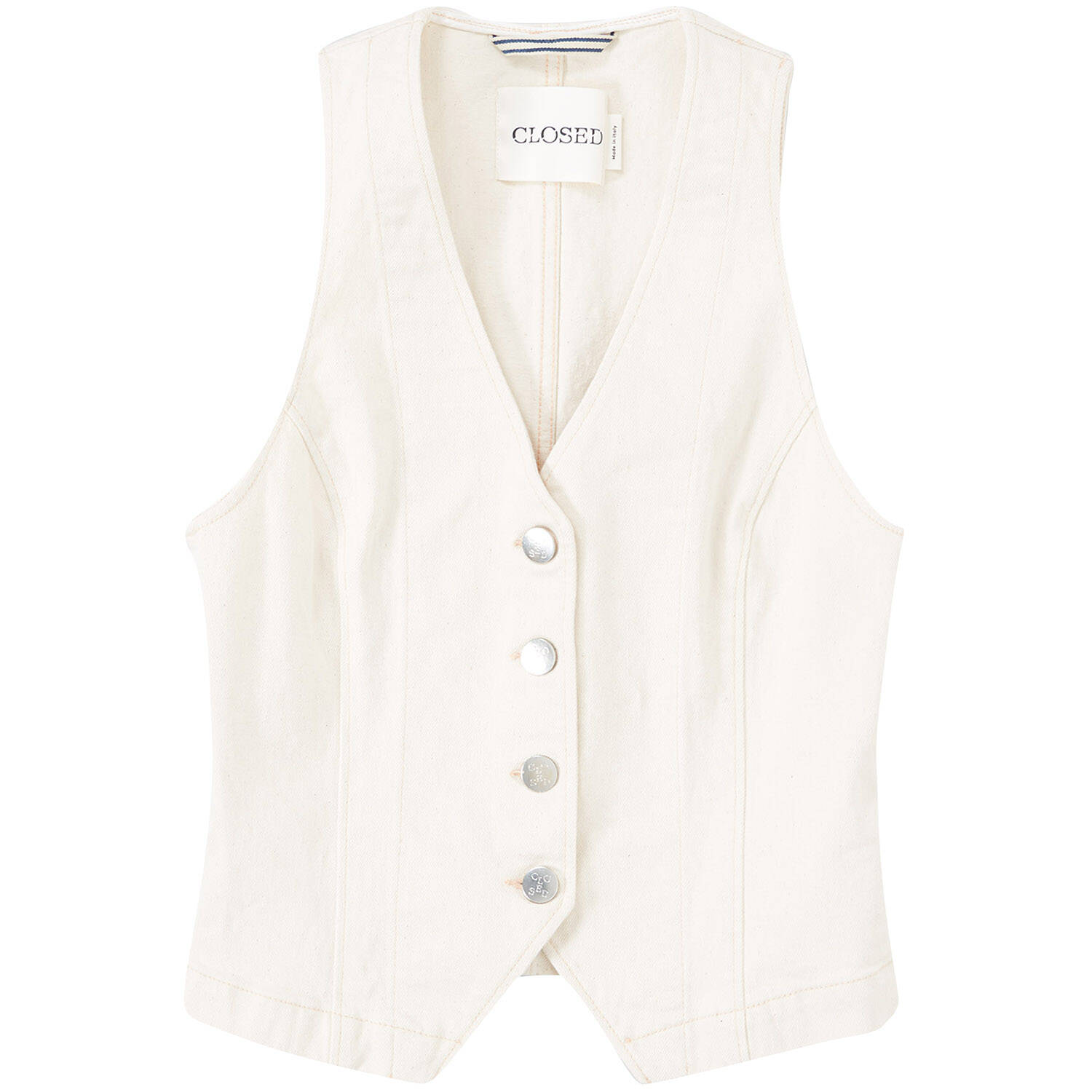 Closed Weste (beige | M) Für Damen, Bekleidung, Jacken & Mäntel, Westen