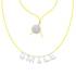Halskette Mother of Pearl Letter