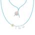 Halskette Mother of Pearl Letter