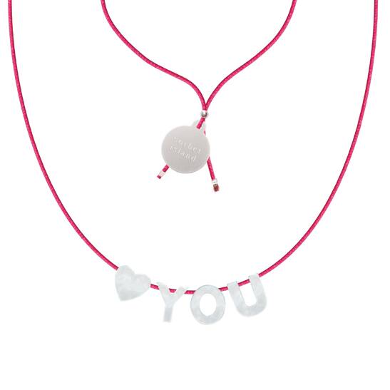 Halskette Mother of Pearl Letter