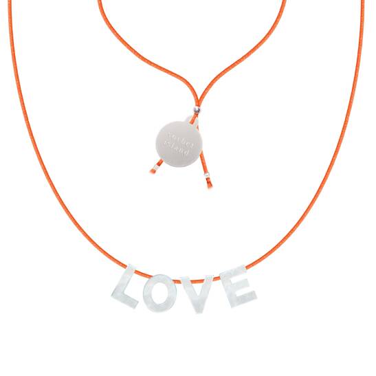 Halskette Mother of Pearl Letter