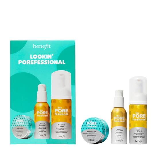 Lookin’ POREfessional Pore Care Kit - Reinigungsschaum, Feuchtigkeitspflege & Schaumtoner Minis