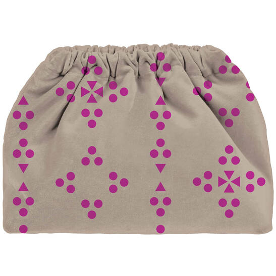 Patterned Bag Hazelnut