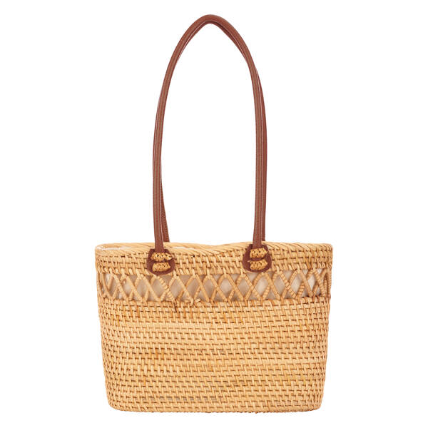 Korbtasche mit Baumwollfutter