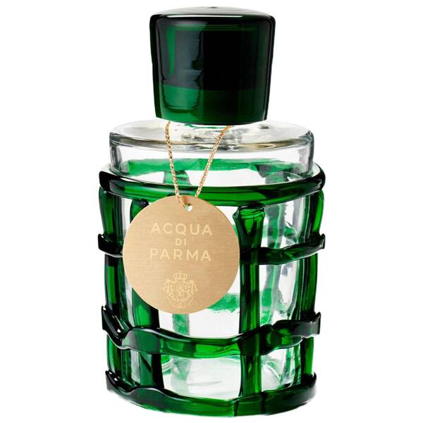 Murano Bottle Tartan Green