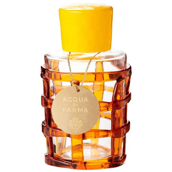 Murano Bottle Tartan Amber