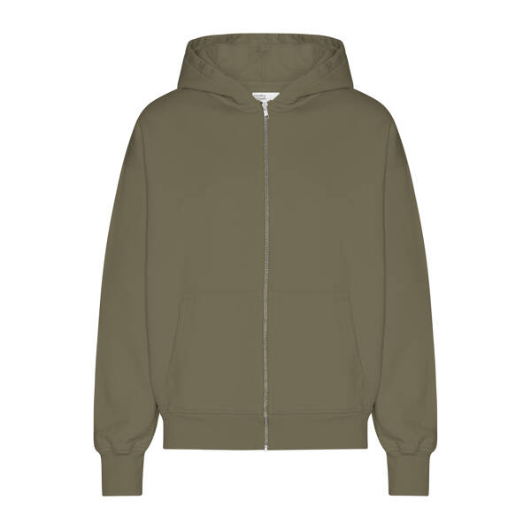 Oversized Organic Zip Hood