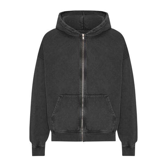 Oversized Organic Zip Hood