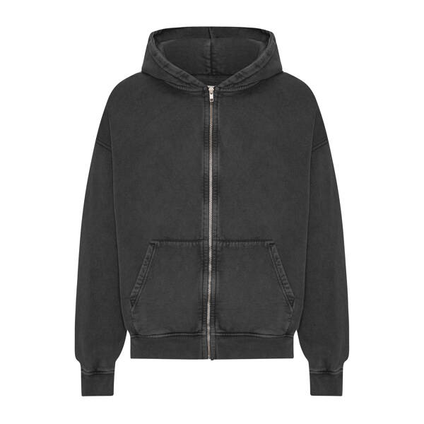 Oversized Organic Zip Hood