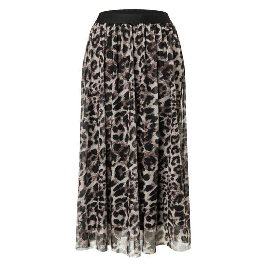 Meshrock mit Leoprint  Winter-Kollektion