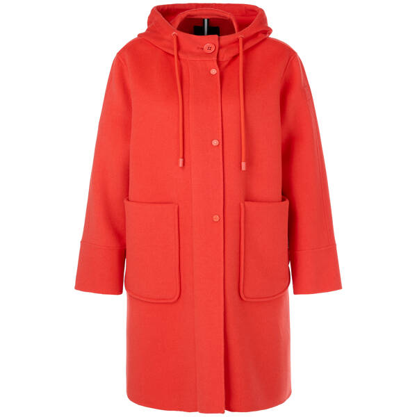 Kurzer Kapuzenmantel mit Zipp