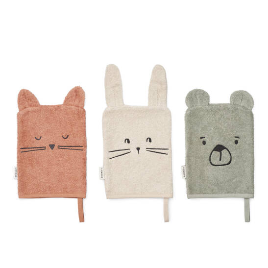 3er Set Waschlappen Sylvester