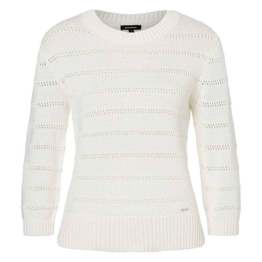 Ajour Pullover  ecru  Frühjahrs-Kollektion