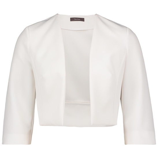 Bolero-Jacke mit Kellerfalten