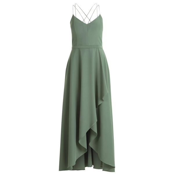 Abendkleid mit Volant