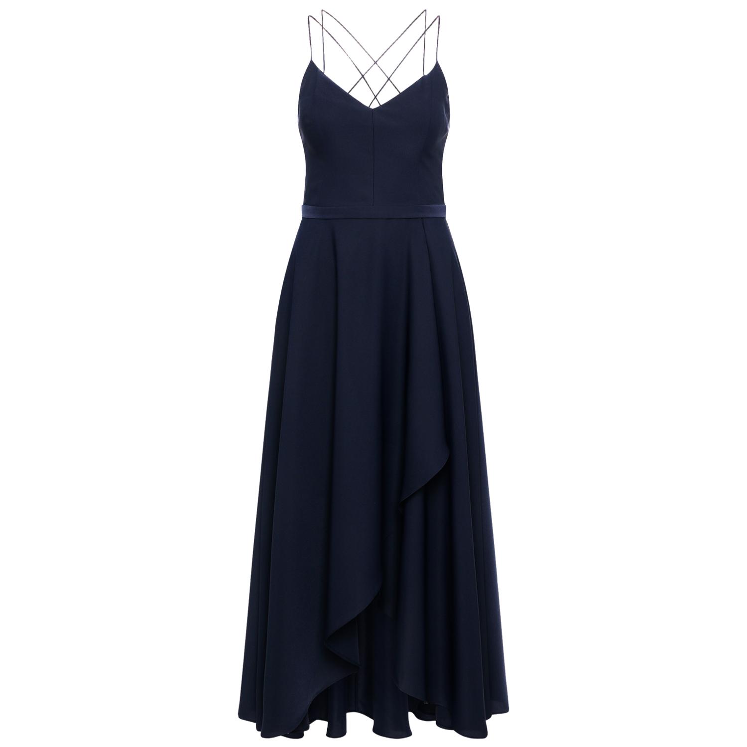 Abendkleid mit Volant