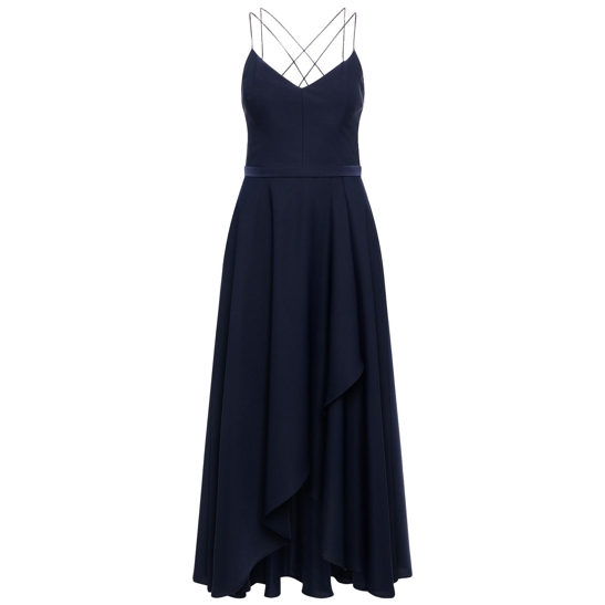 Abendkleid mit Volant
