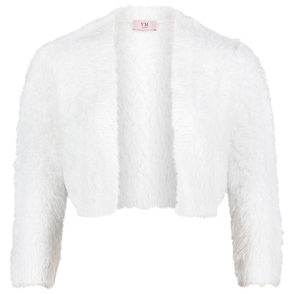 Strickbolero mit Struktur