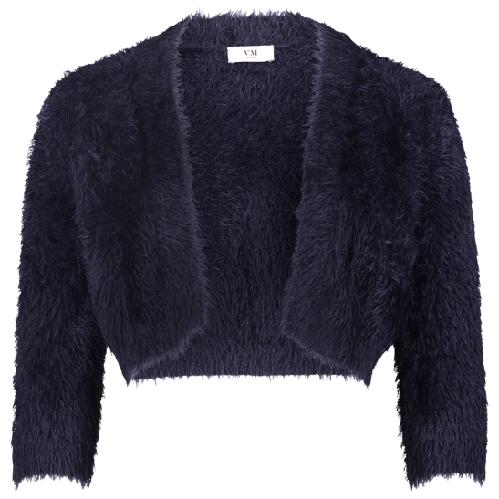 Strickbolero mit Struktur