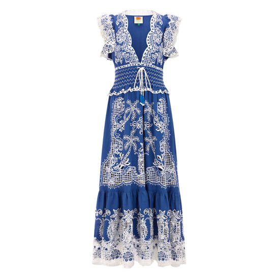 Maxikleid Romantic Richelieu