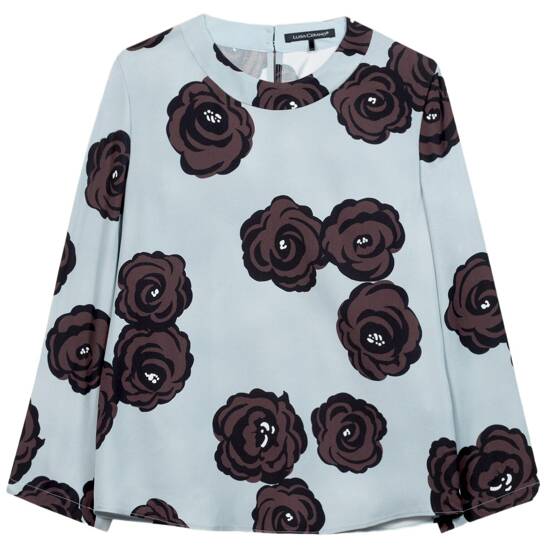 Bluse mit Flower-Print