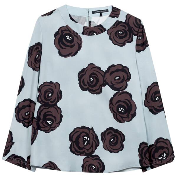 Bluse mit Flower-Print