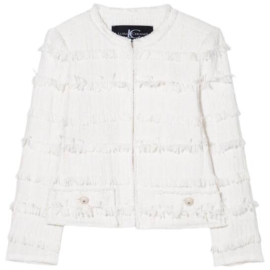 Jacke in Tweed-Optik