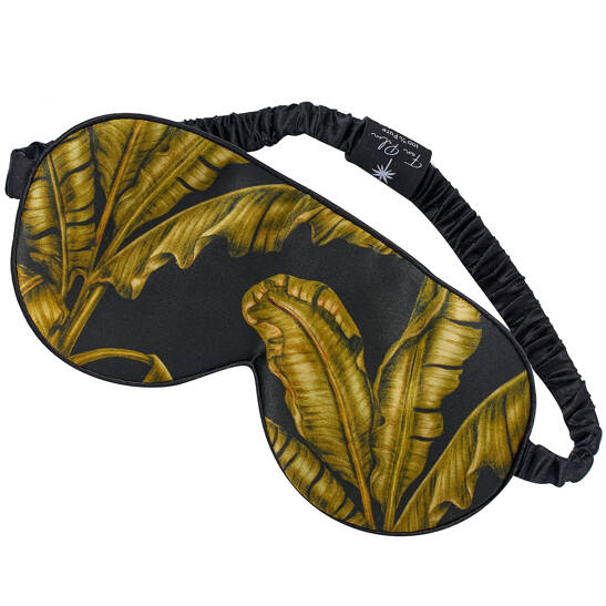 Schlafmaske Tropical Black