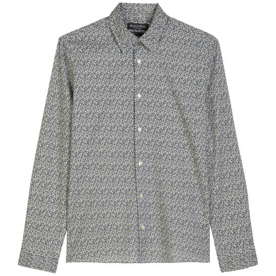 New kent collar, long sleeve, round hem