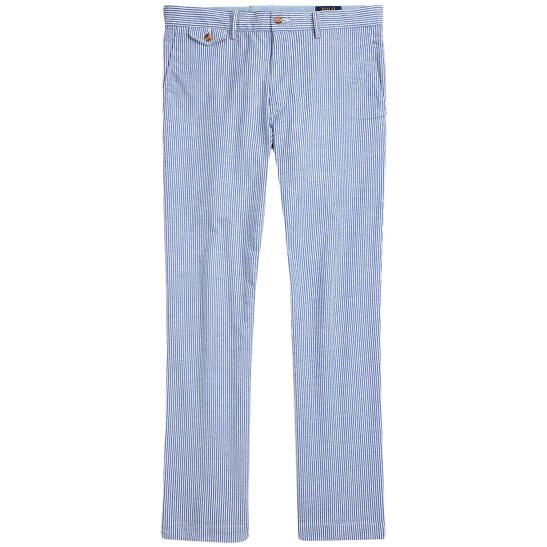 Straight-Fit Seersucker-Hose