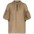 Uni Bluse mit Ballonärmeln