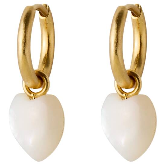 Ohrringe Ocean Heart Huggies