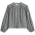 Print-Bluse relaxed