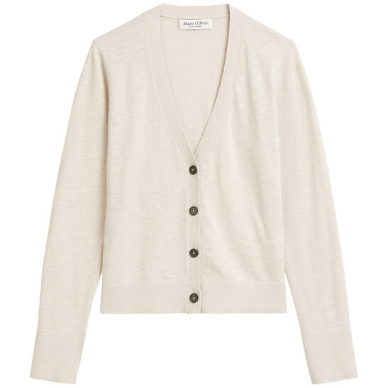 Feinstrick-Cardigan slim