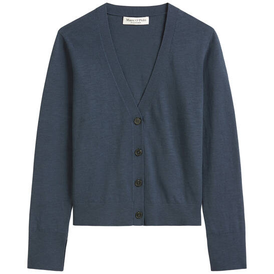 Feinstrick-Cardigan slim