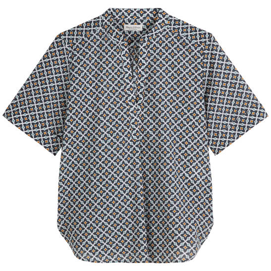 Gemusterte Tunika-Bluse regular