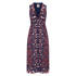 Midikleid Boho Floral Scarf