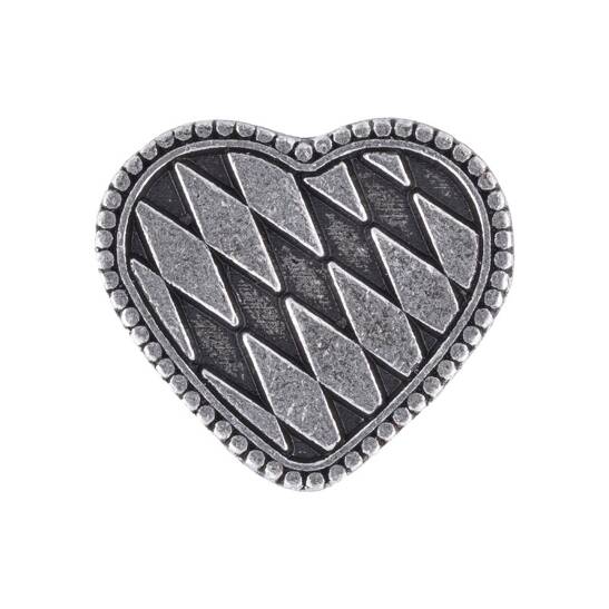 Anstecker Rautenherz