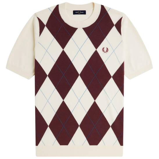 Strickshirt Argyle Muster