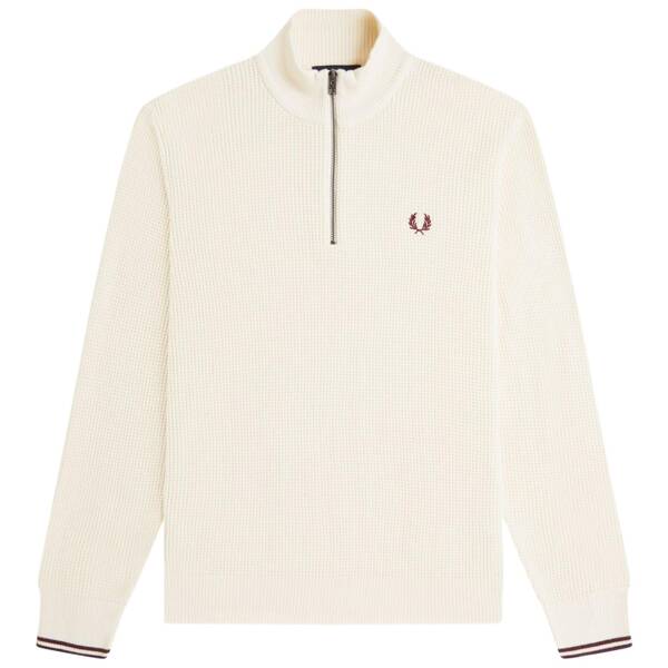 Pullover mit Halbreißverschluss