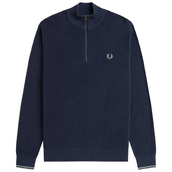 Pullover mit Halbreißverschluss