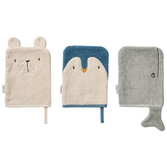 Waschlappen 3er Set Sylvester