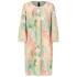 Kurzes kleid mit floralem print