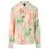 Bluse mit floralem muster
