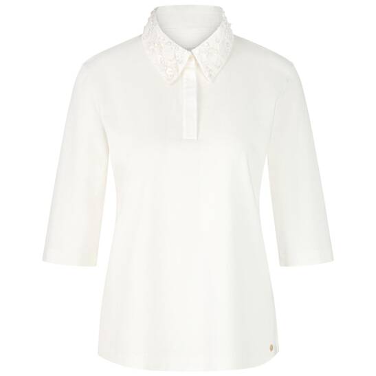 Poloshirt mit schmuckperlen